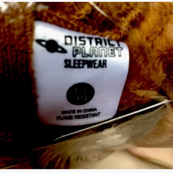 Brown Bear Plush Hooded Robe XS (4-5) NEW - Picture 10 of 10